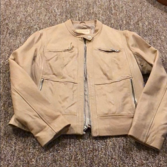 MICHAEL Michael Kors Jackets & Blazers - Michael Kors MK LEATHER JACKET COAT xl